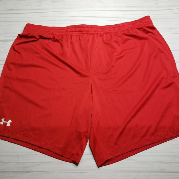 Under Armour Red Fitted Heat Gear 3XL Shorts - Picture 1 of 8